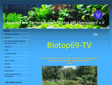 Tablet Screenshot of biotop69.de